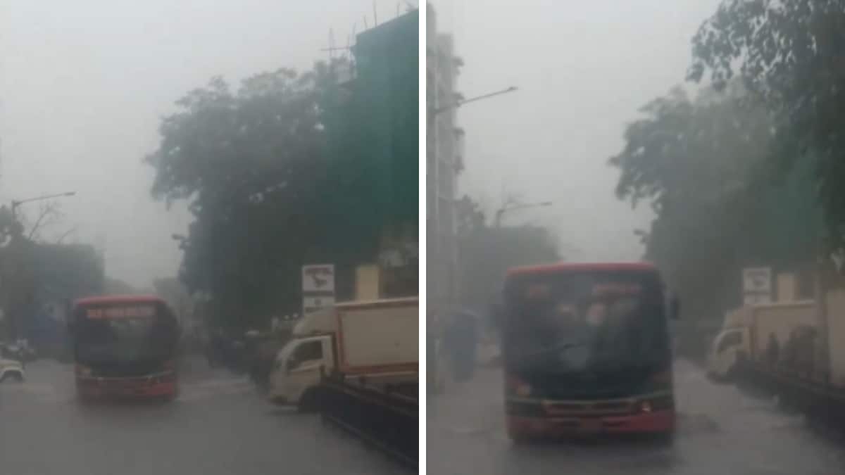 Video Of Bus Navigating Through Waterlogged Streets In Mumbai Triggers ...
