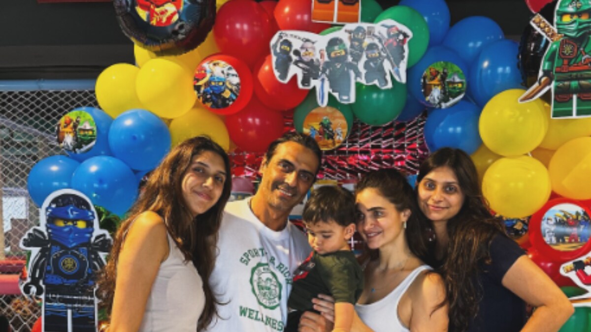 Arjun Rampal And Gabriella Demetriades Celebrate Sons' Birthday With A ...