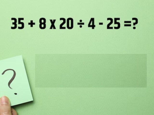 This maths equation requires application of a basic formula.