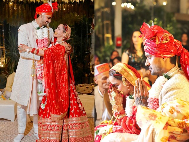 Deepak Hooda exchanged vows with his partner in a traditional ceremony attended by close family members and friends. (Source: Instagram)