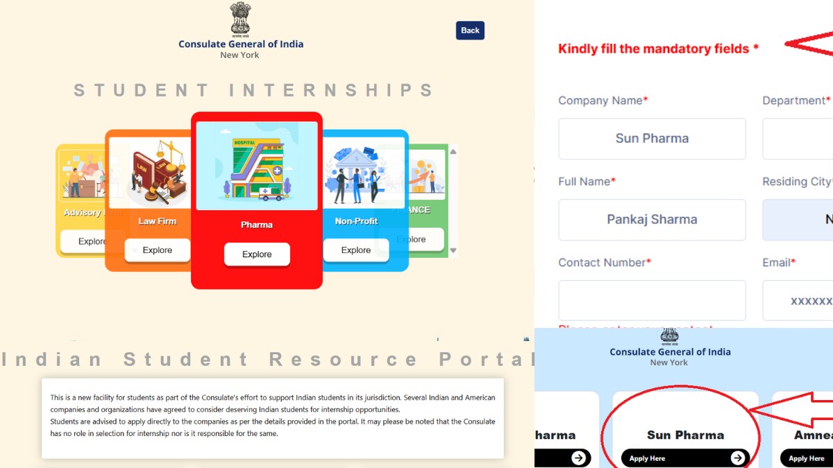 Indian Mission Launches Platform For Student Internships In US: How To ...