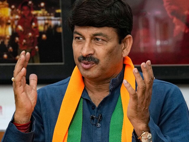 Manoj Tiwari said putting a board of one’s name is a rule as per the existing law. (PTI File)