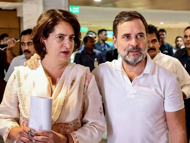 Rahul Gandhi's sister Priyanka Gandhi Vadra recently visited the new residence. (PTI File)