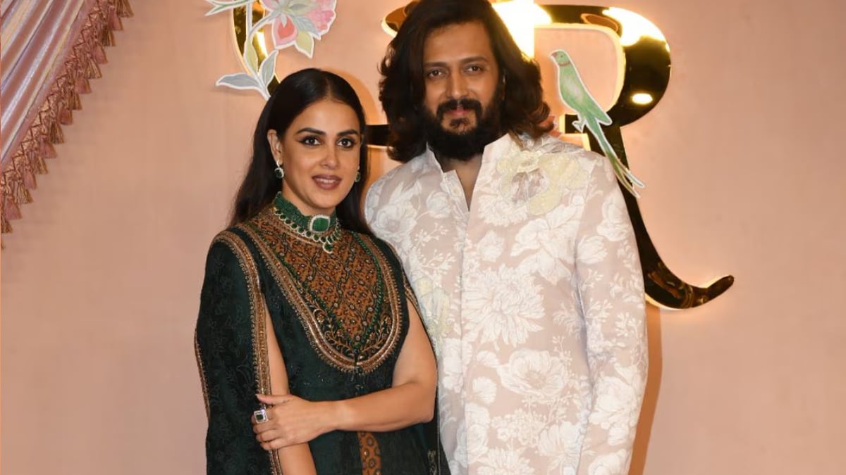 Anant Ambani And Radhika Merchant’s Sangeet: Genelia D’Souza And Riteish Deshmukh Create Visual Contrast With Their Striking Outfits – News18