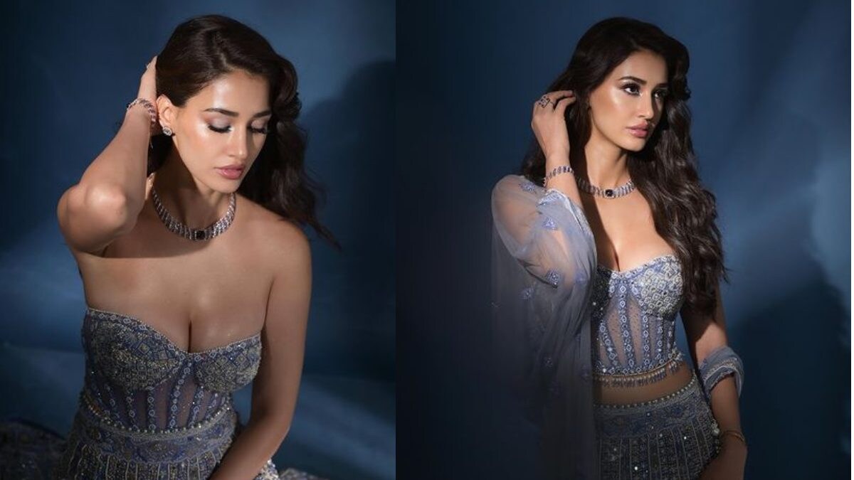 Disha Patani’s Corset Fit Blue and Silver Lehenga Is A Must Add In Your Wedding Wardrobe – News18 Disha Patani’s Corset Fit Blue and Silver Lehenga Is A Must Add In Your Wedding Wardrobe – News18