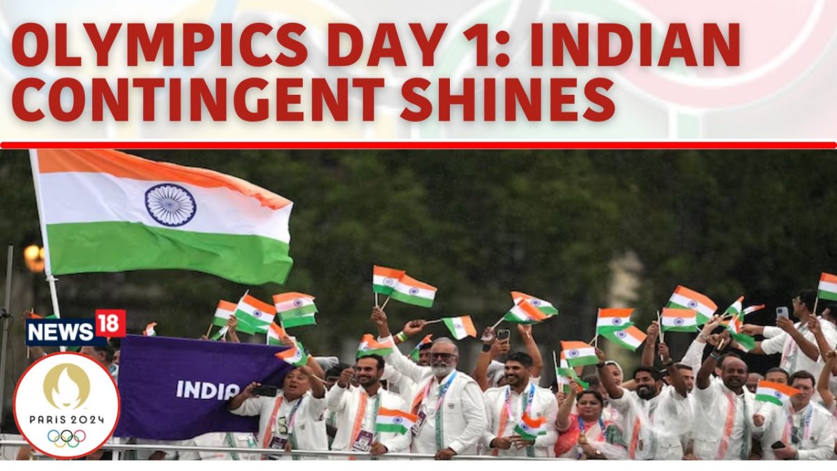 Indian Contingent Shines at Paris Olympic Games 2024 Day 1 - News18