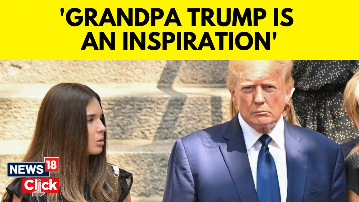Grandpa, you are such an inspiration, Kai Trump makes her debut ...