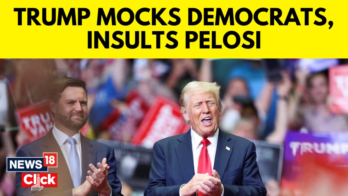 Donald Trump First Rally Since Assassination Attempt, Mocks Democrats ...