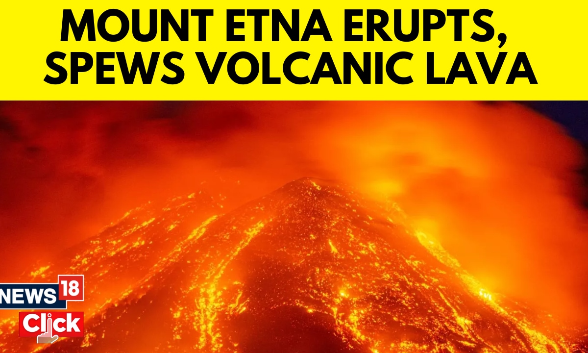 Mount Etna Erupts, Spews Volcanic Lava 