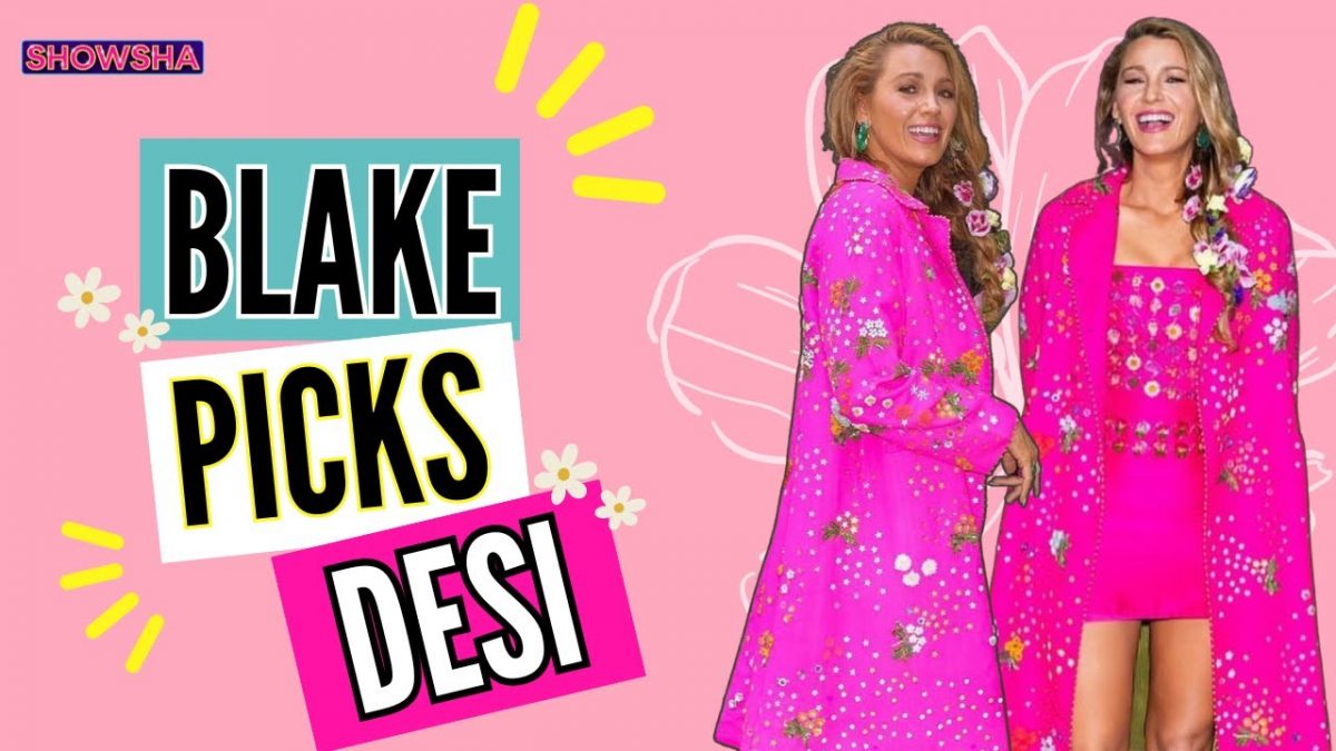 Blake Label Blake Lively Opts For Indian Label To Up Her Method Dressing Game For ...