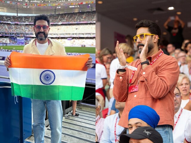 Abhishek Bachchan Seen Enjoying Paris Olympics Alone After Aishwarya Rai's  New York Vacay | Pics - News18