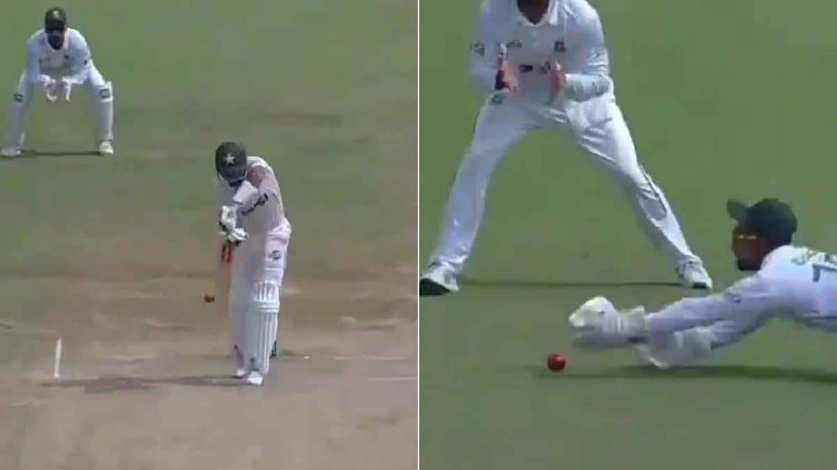 Lucky Babar Azam Narrowly Escapes First-Ball Duck as Litton Das Drops ...