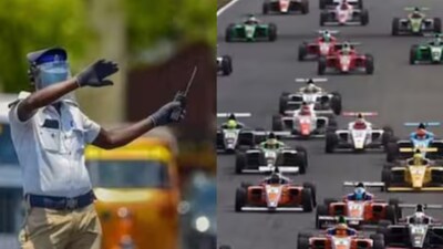 Formula 4: Traffic Diversions as Chennai Hosts India's First Night ...