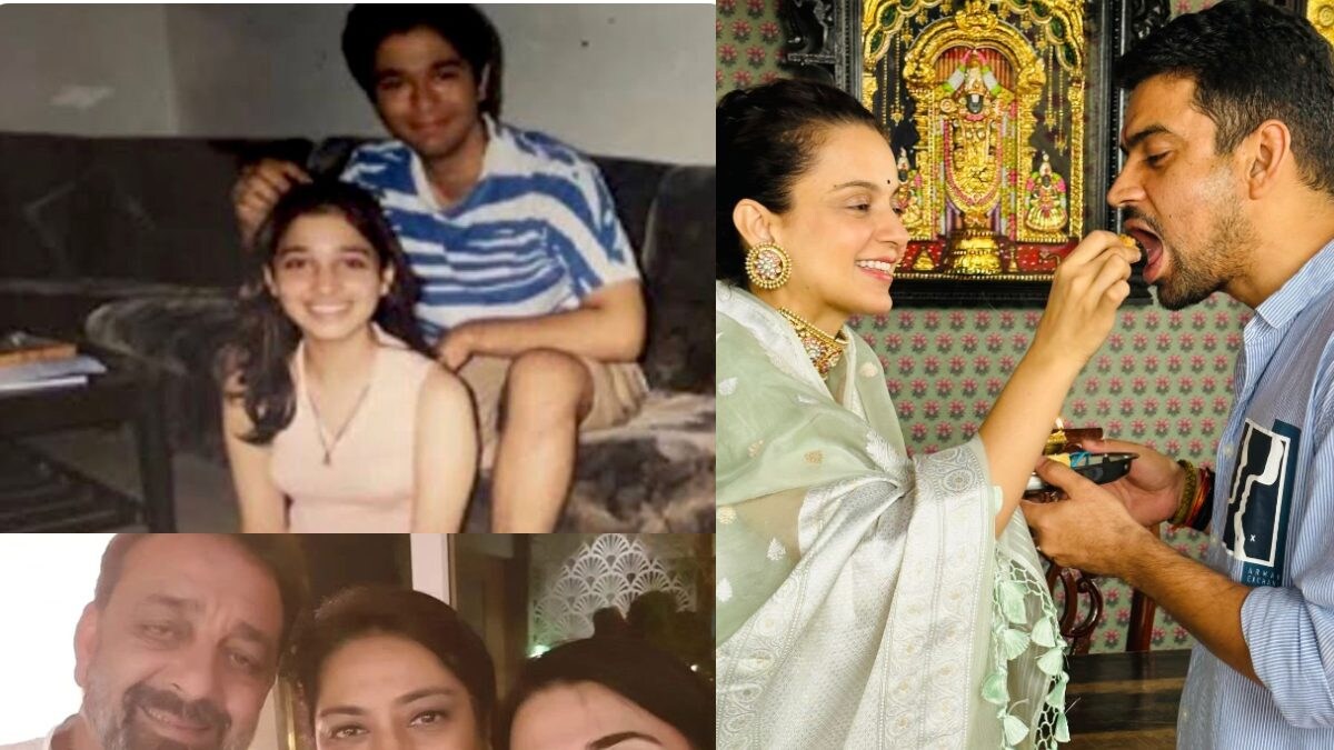 Raksha Bandhan: Kangana Ranaut, Sanjay Dutt, Tamannaah Bhatia And Bolly Stars Drop Photos With Their Siblings