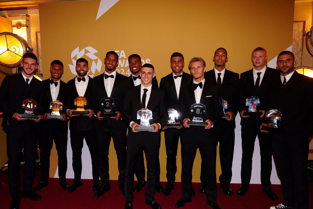 PFA Premier League Team of the Year Announced; Five Arsenal, Four Manchester City Players Make Cut
