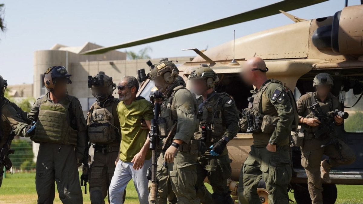 IDF Releases Dramatic Rescue Video Of Hostage From Hamas Tunnel In Gaza ...