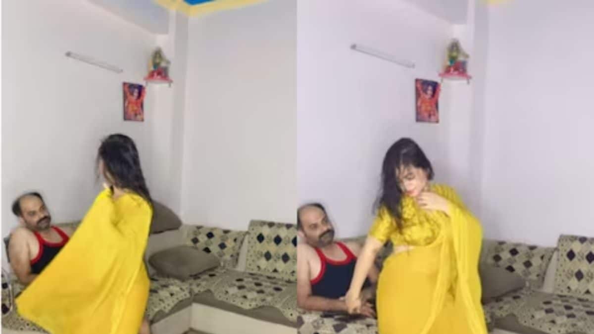 Woman Performs On A Romantic Song For Her Husband, Man’s Expression Viral