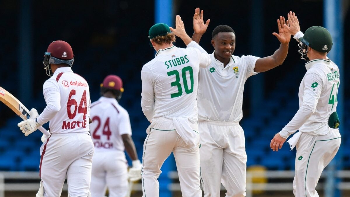 Kagiso Rabada & Keshav Maharaj Keep South Africa's Hopes Of Winning 1st