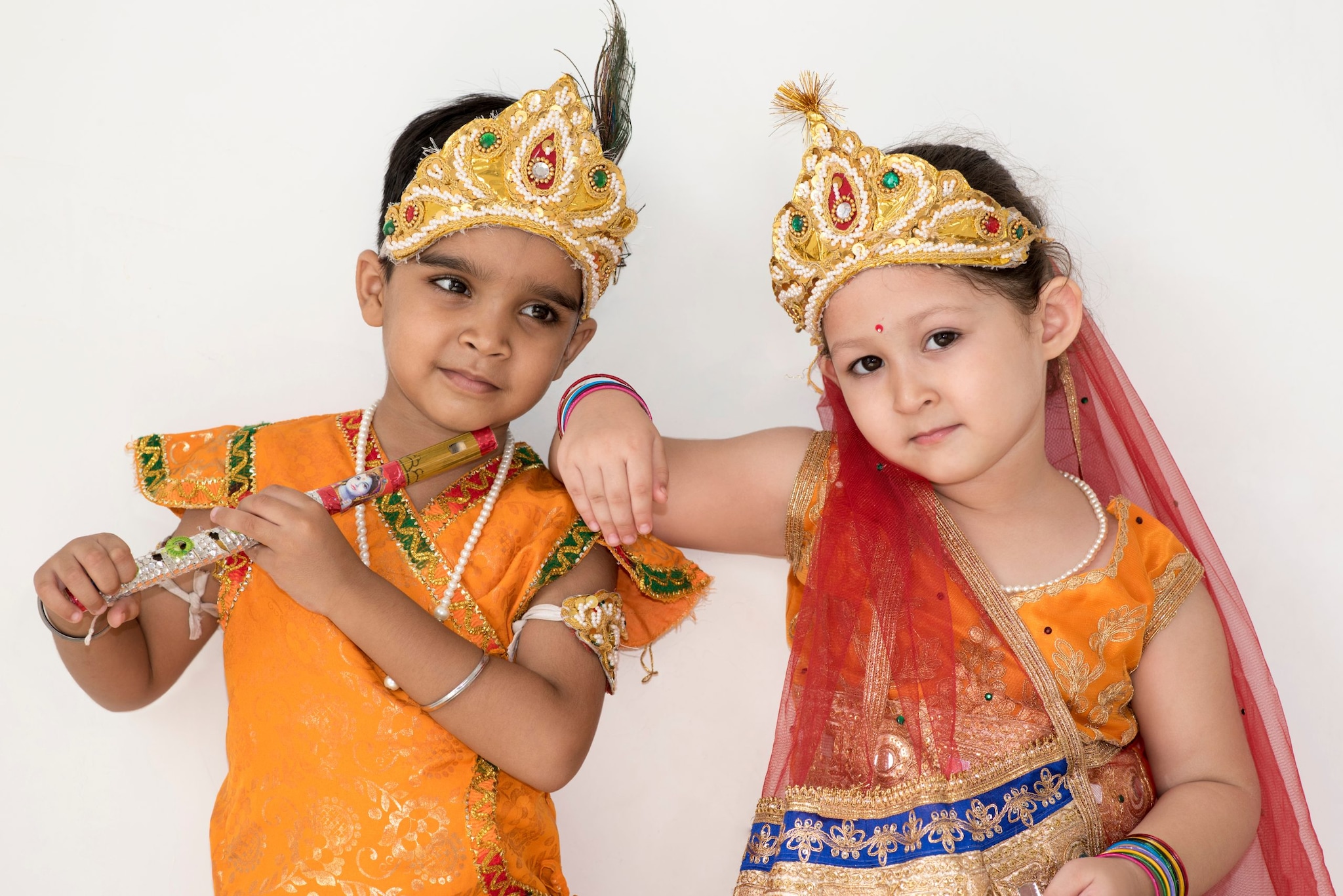 Radha getup for child best sale