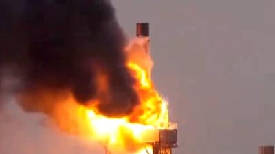 Watch: Rocket Engine Explodes During Test Launch In Scotland | World ...