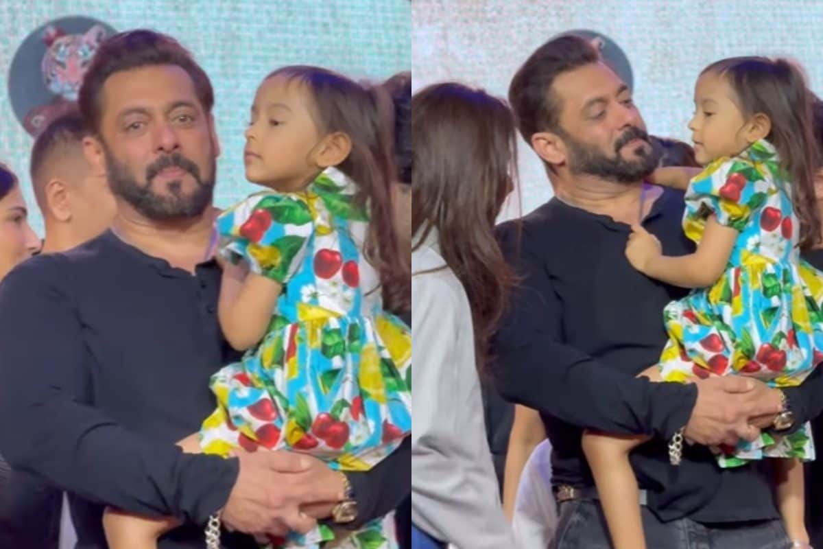 Salman Khan Carries Niece Ayat Sharma In His Arms At Angry Young Men  Trailer Event, Video Goes Viral | Movies News - News18