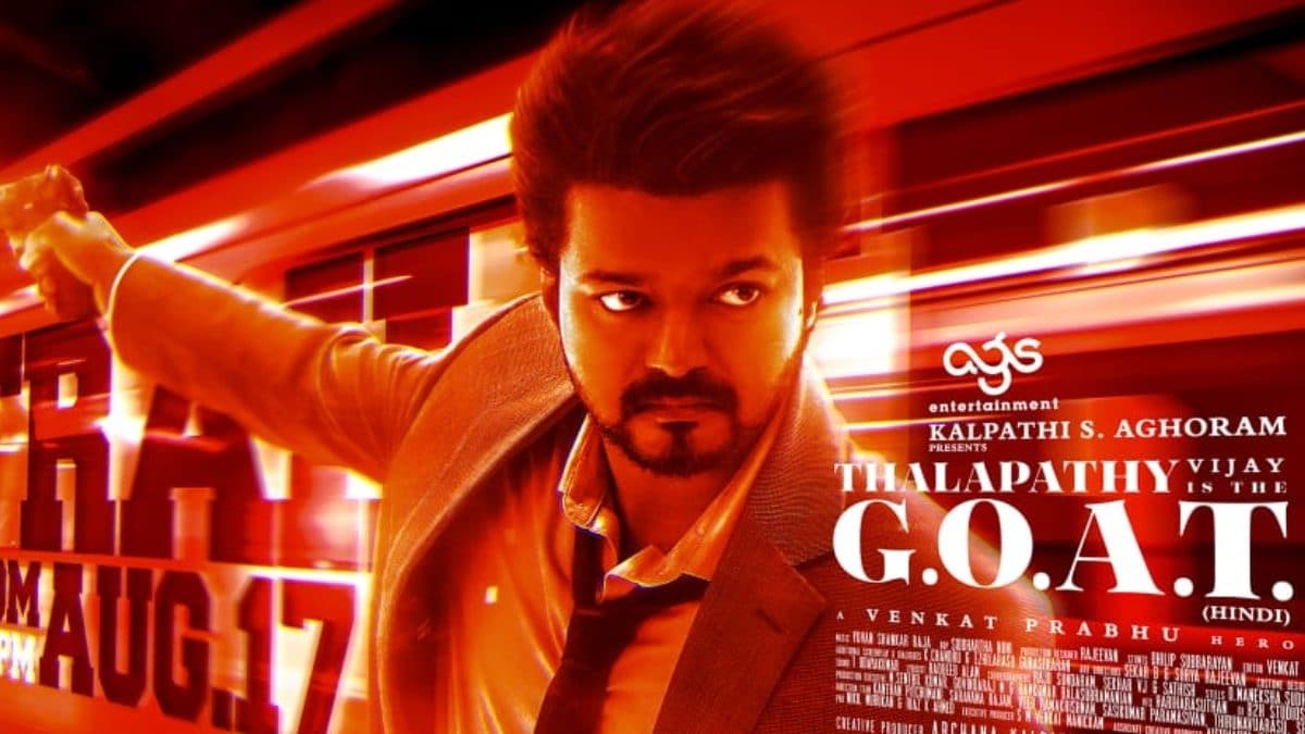 Thalapathy Vijay Looks Intense In New GOAT Poster, Trailer To Release ...