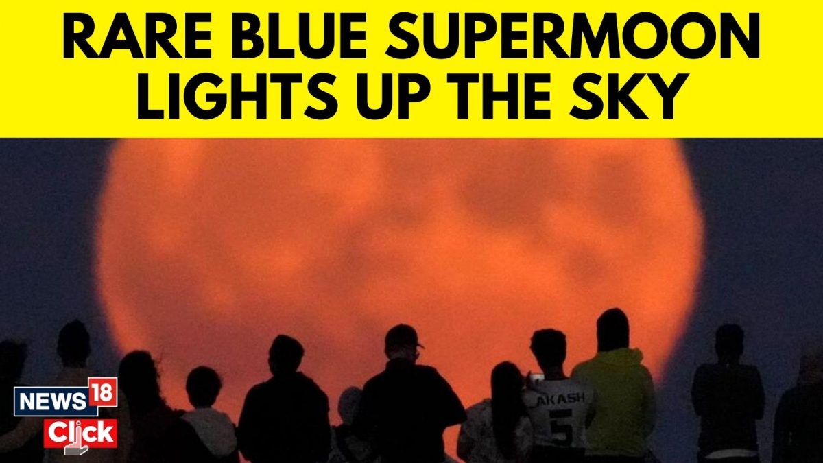Rare Blue Supermoon Lights Up Monday Night Sky, Leaving Atargazers Over ...