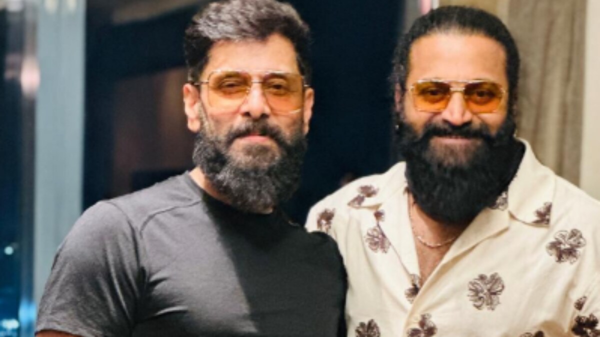 Rishab Shetty Meets His 'Inspiration' Chiyaan Vikram After 24 Years Of Wait