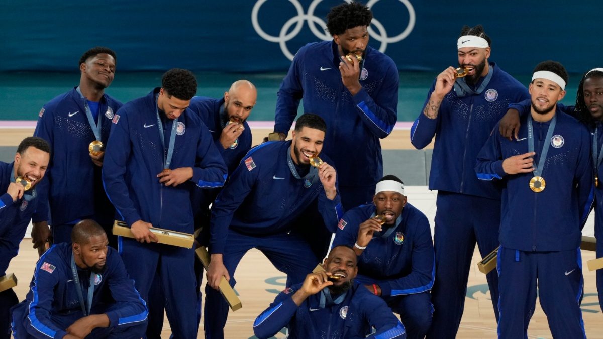 United States Beat France 98-87 To Win Men's Basketball Gold At Paris ...