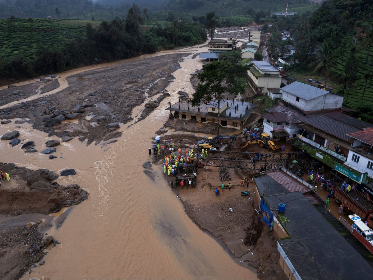 Wayanad Landslide: ISRO Releases Satellite Images Of Large-Scale ...