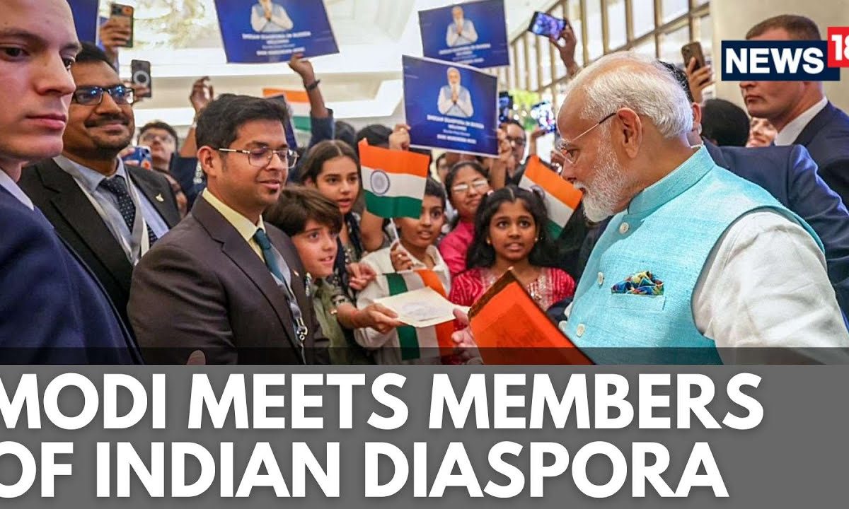 PM Modi US | PM Modi Meets Members Of Indian Diaspora After Landing At Philadelphia Airport | News18 – News18