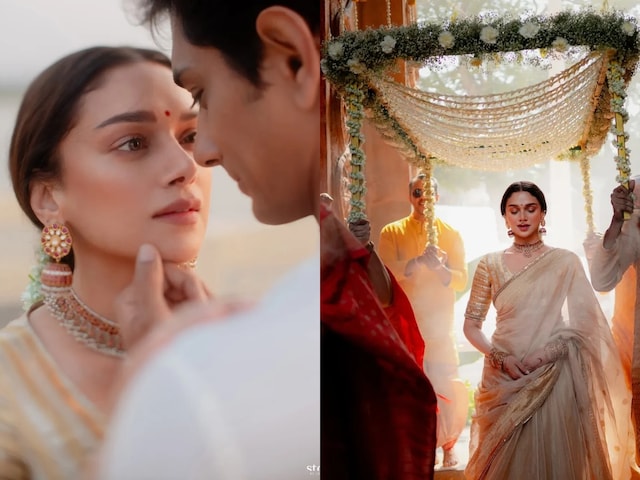 Aditi Rao Hydari Walks Down The Aisle, Siddharth Adores Her In New Wedding Photos: 'To Eternal Love' - News18