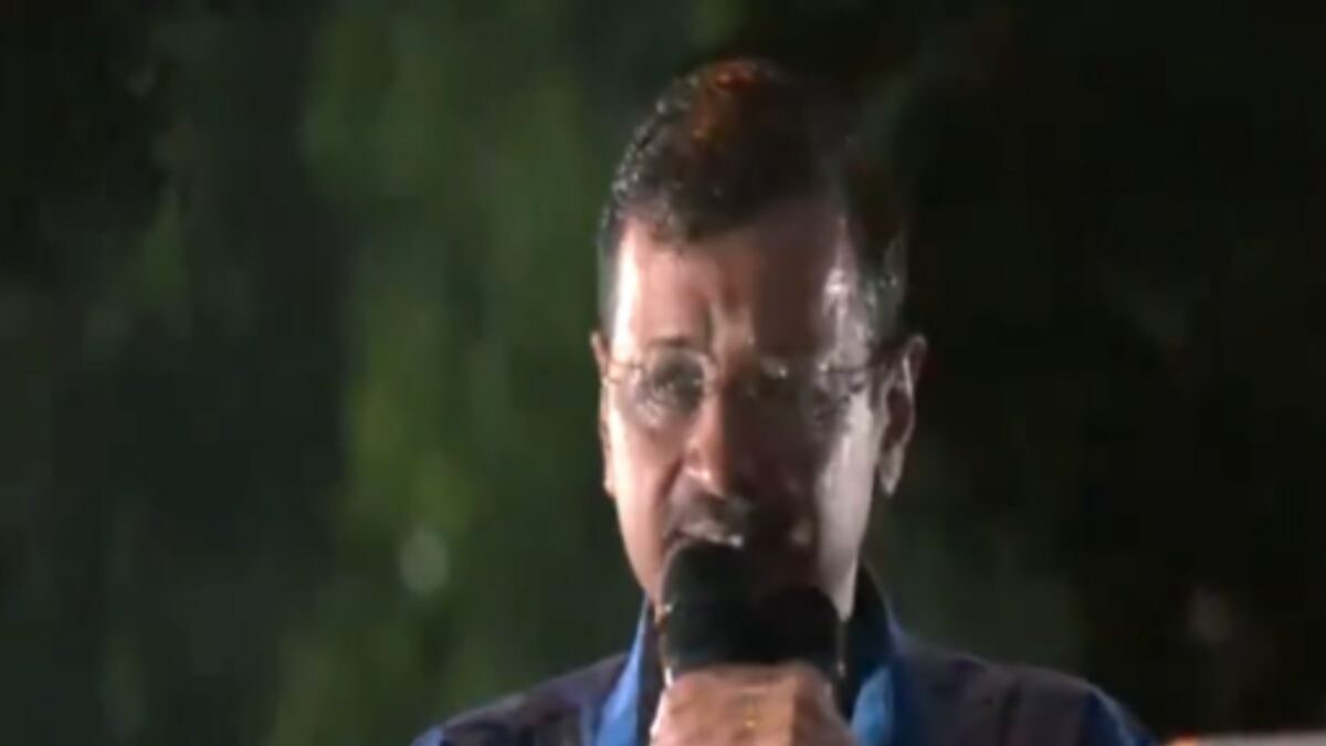 ‘Prison Couldn’t Crush My Spirit’: Arvind Kejriwal Walks Out Of Jail, Supporters Brave Rain To Greet Him