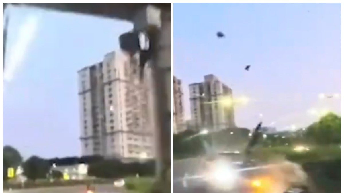 Caught On Cam: Biker, 23, Killed After Being Hit By Car Coming From ...