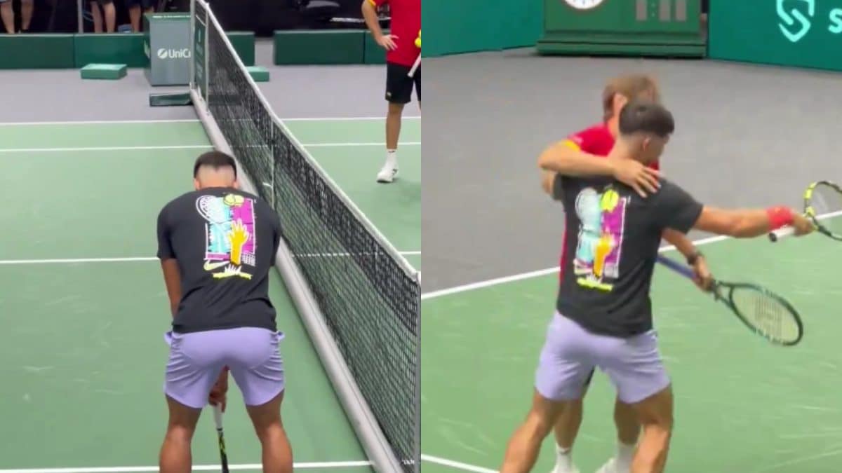 Watch: Carlos Alcaraz Shows Off Golf Skills on Tennis Court – News18