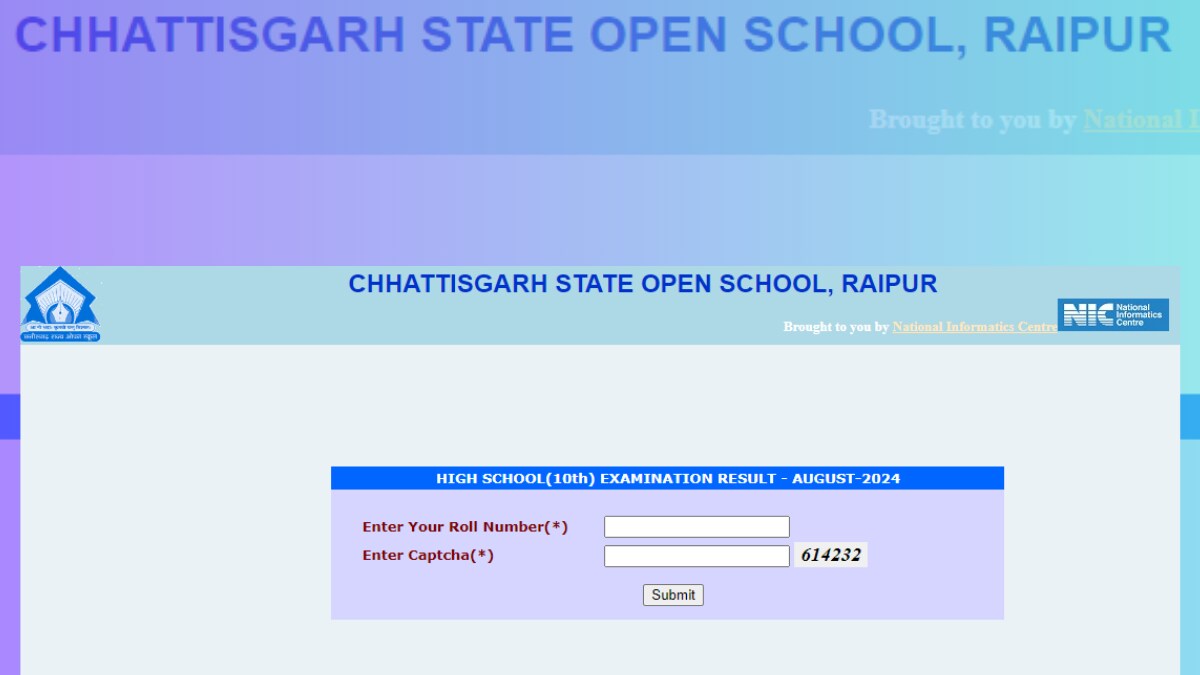 CGBSE Open School Result 2024 Declared At sos.cg.nic.in, Direct Link To Download CG SOS Class 10th, 12th Marksheets Here