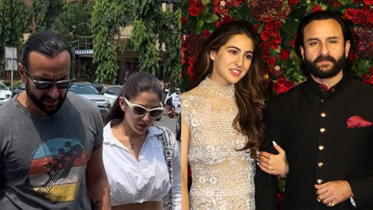 Saif Ali Khan and Sara Ali Khan Kick Off Weekend Shenanigans In Style