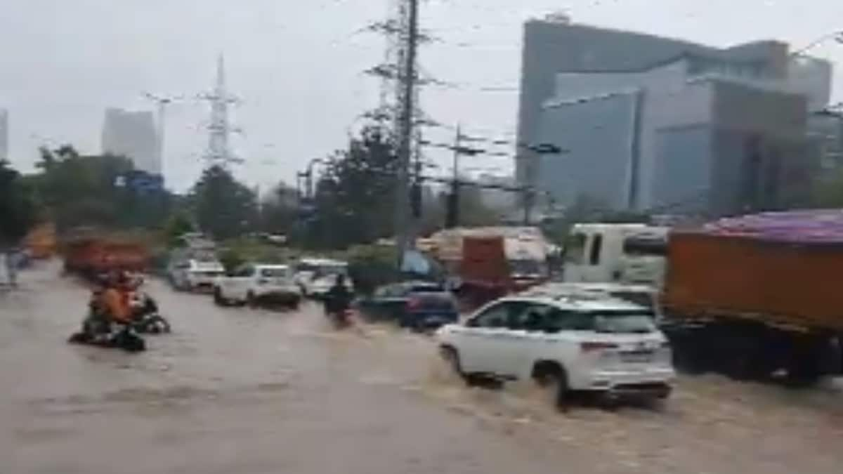 Gurugram Roads Turn Into ‘Mini Oceans’ After Rainfall, Residents Share ...