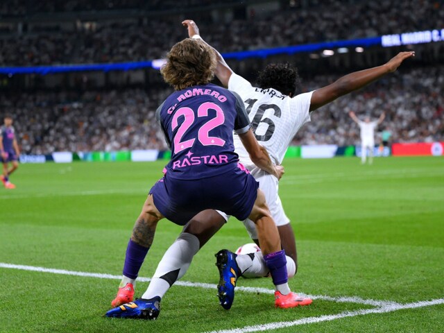 Endrick made headlines after winning a penalty by falling from outside the box (X)