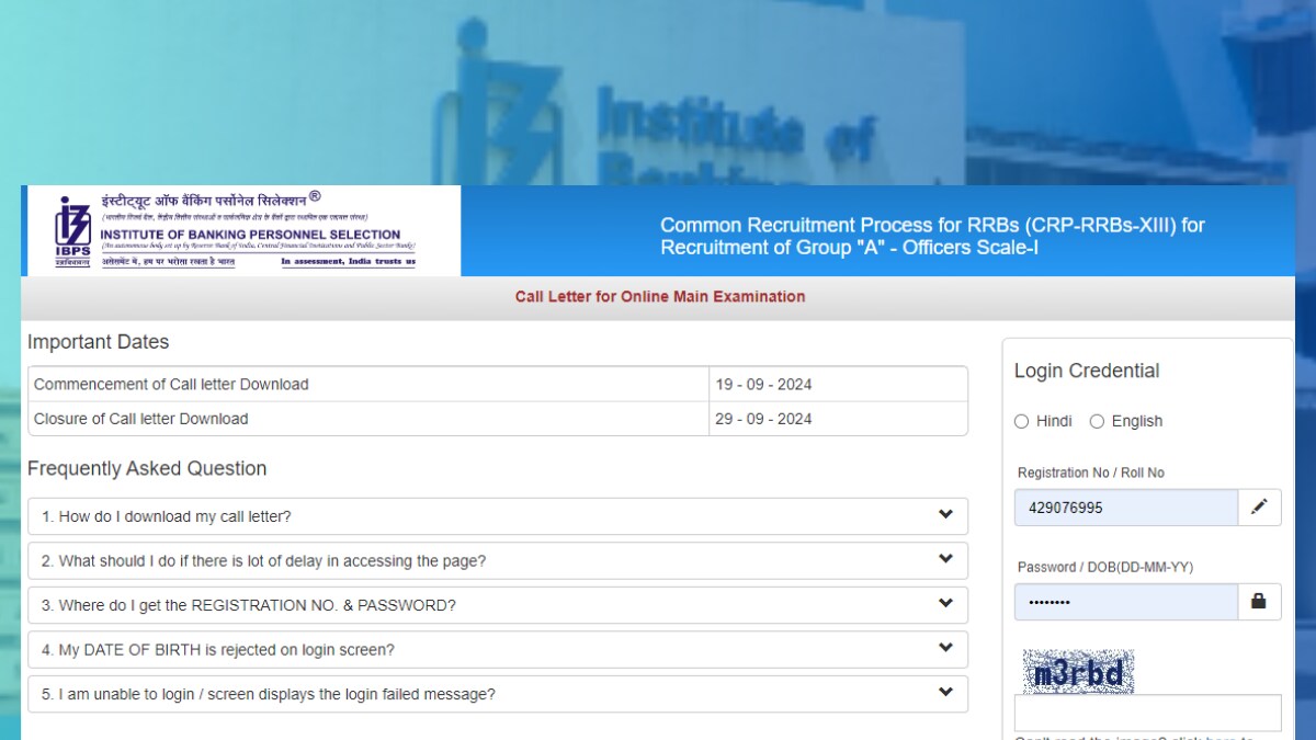 IBPS RRB PO 2024 Mains Admit Card Out At ibps.in, Direct Link To Download Here