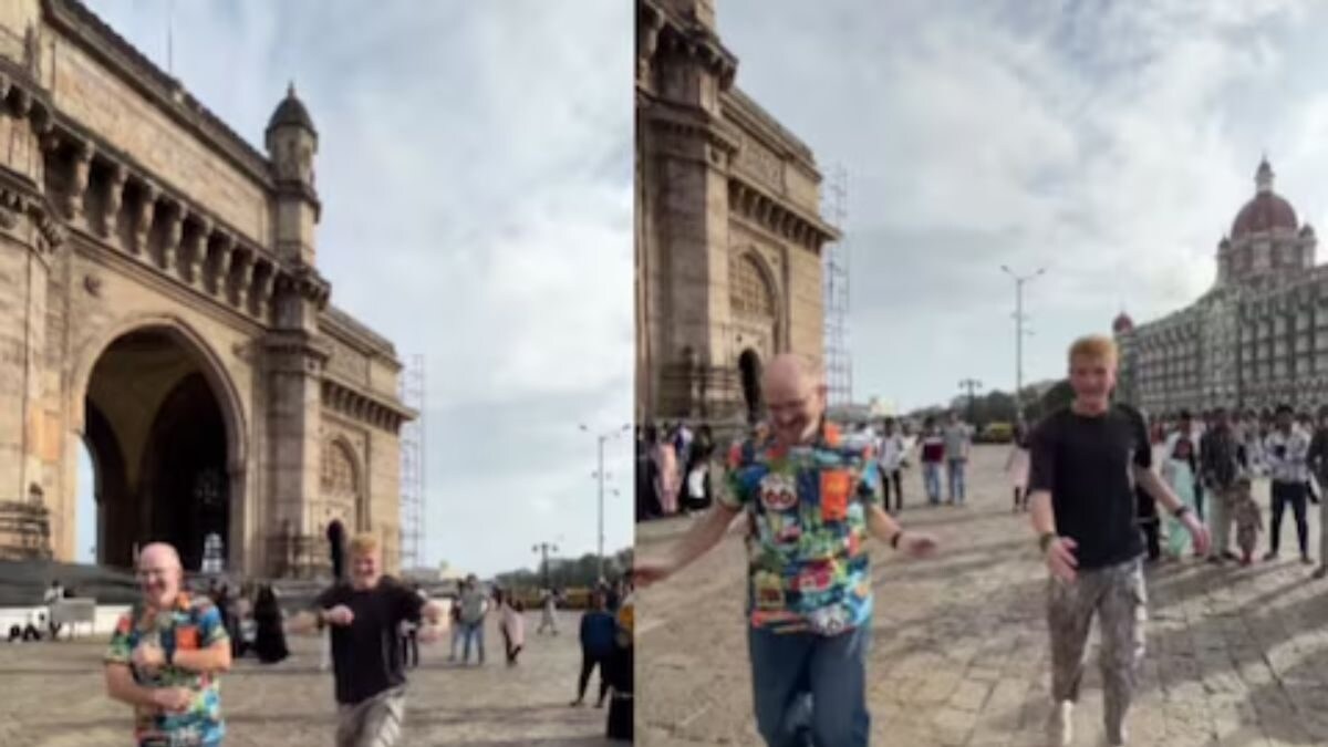 Watch: Influencer Ricky Pond And Son Groove To 'Ban Than Chali' In Front Of Gateway Of India