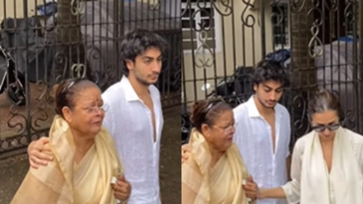 Malaika Arora's Mother Joyce Polycarp Is Inconsolable As They Leave For Anil Mehta's Last Rites