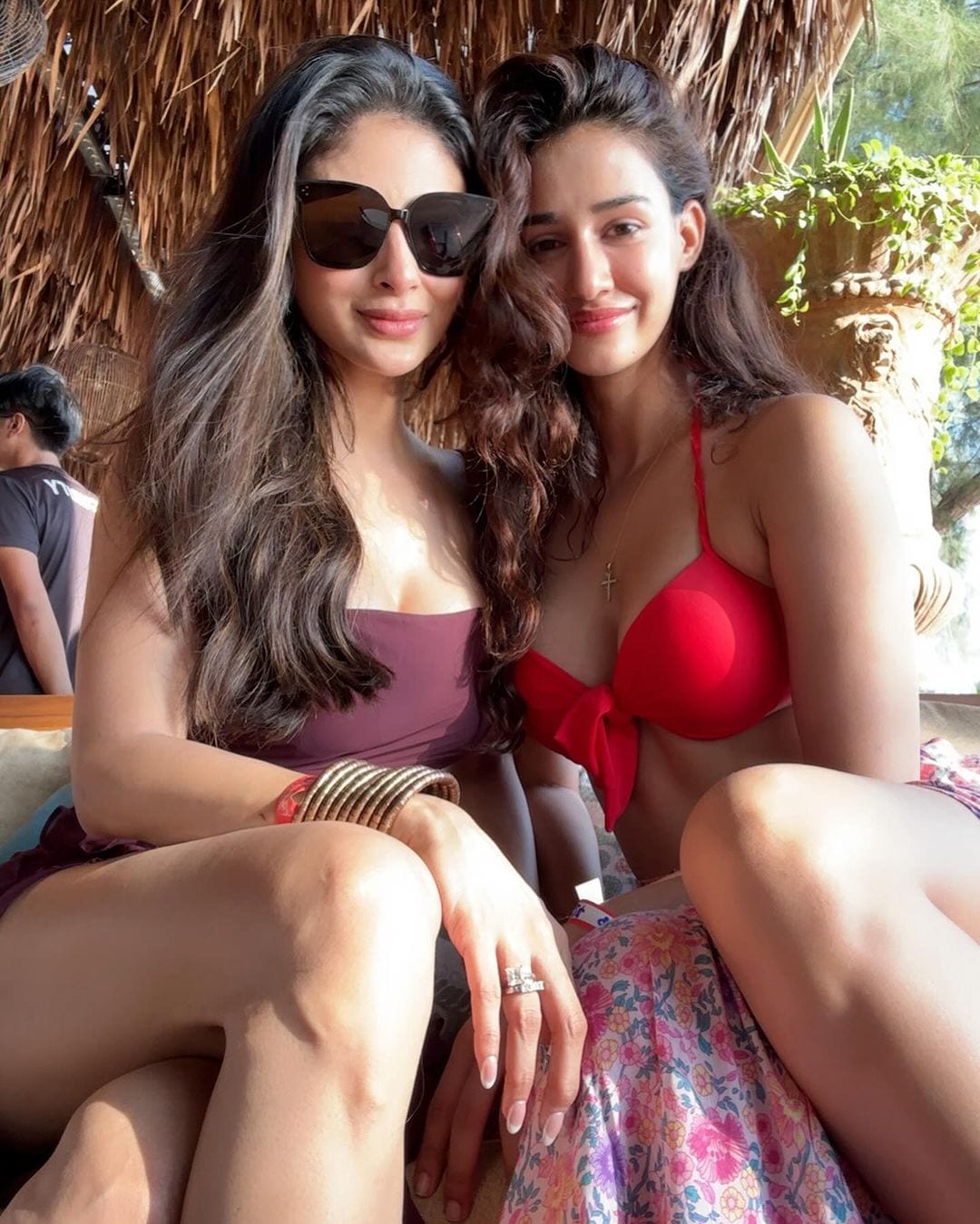 Often dishing out fitness goals together, Mouni and Disha also set straight fashion goals, be it ethnic wear or vacation outfits. The two ace beachwear fashion like no other and their pictures on social media are proof. In one of her posts, Mouni shared a few pictures with the caption, Holiday with my favourite girl. (Image: imouniroy/Instagram)