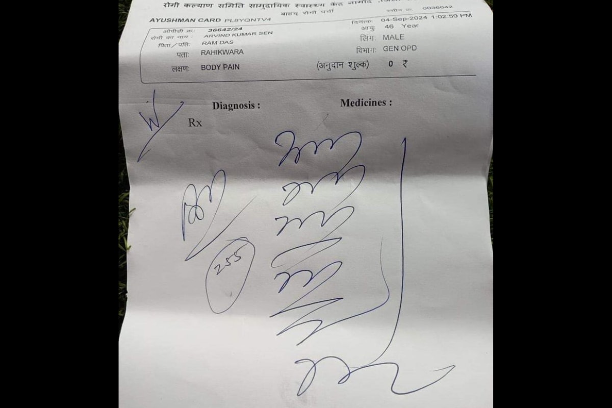Illegible Doctors Handwriting