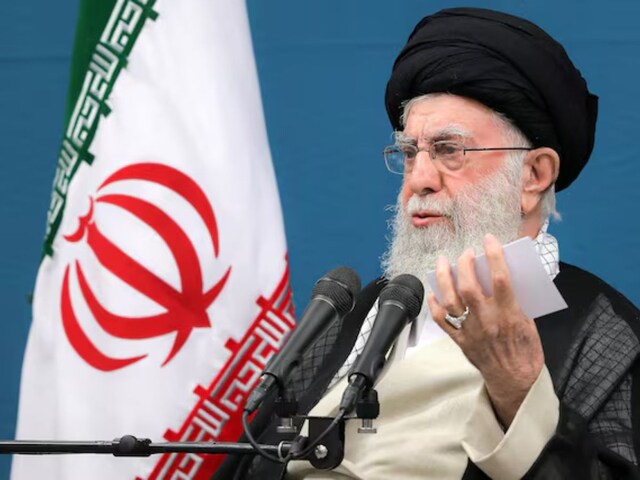 Iran's Supreme Leader Ayatollah Ali Khamenei gave a speech on Friday. (Reuters)