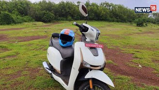 Hero Destini 125. (Photo: Samreen Pall/ News18)
