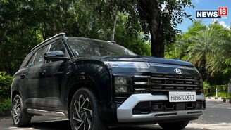 2024 Hyundai Alcazar Facelift. (Photo: Shahrukh Shah/ News18) 

