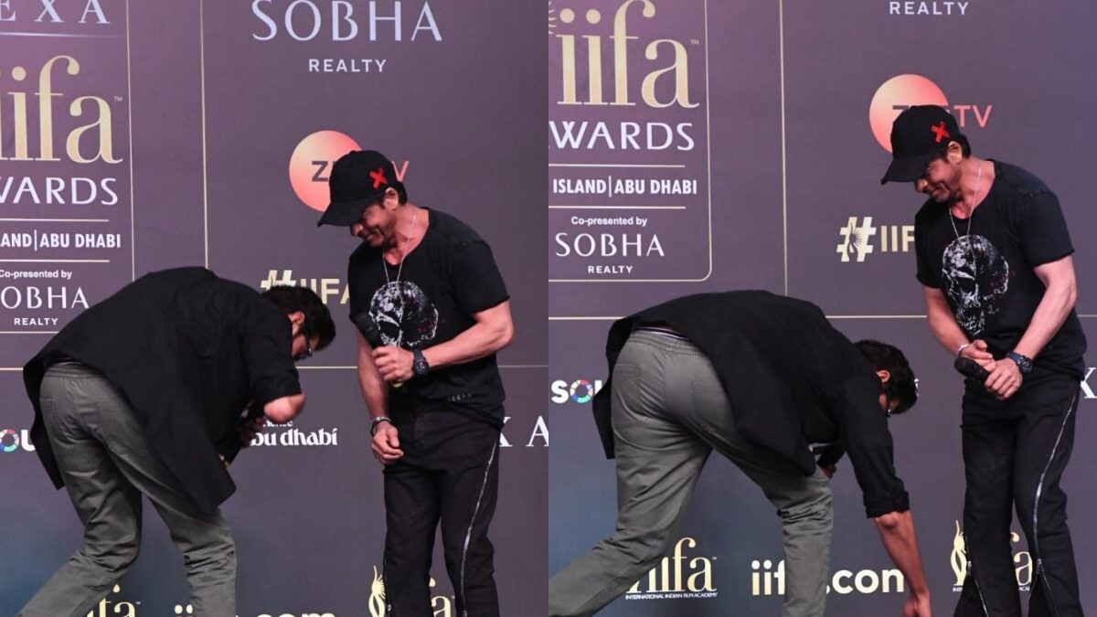 Rana Daggubati Touches Shah Rukh Khan's Feet at IIFA 2024 Event; SRK's