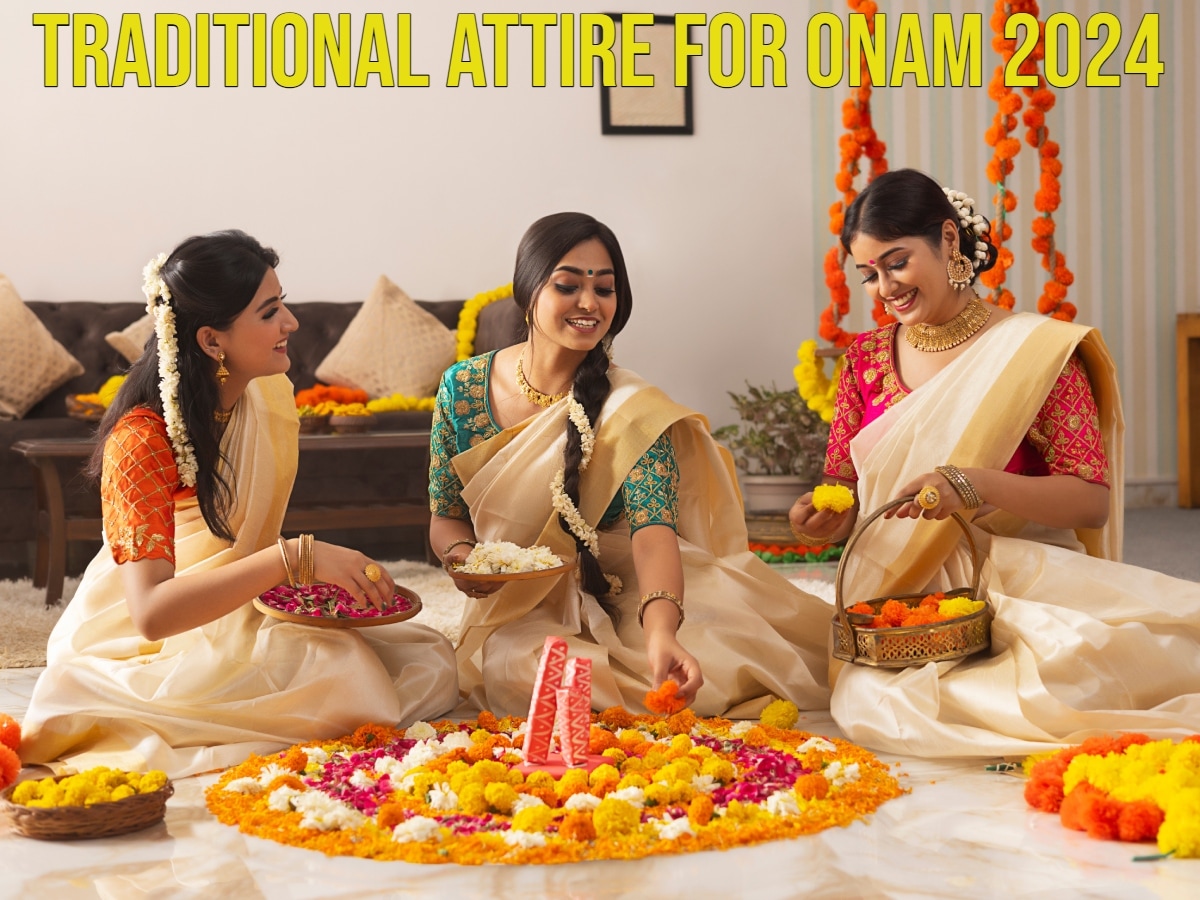knee length dresses for ladies Kerala Style Family Combo for Onam 2024-SAHE001KSC – www.soosi.co.in main image 0