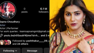 Sapna Choudhary Sparks Intrigue With Latest Move, Deletes All Instagram ...